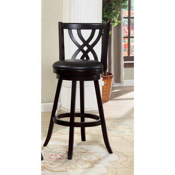 Wooden Swivel Bar Stool