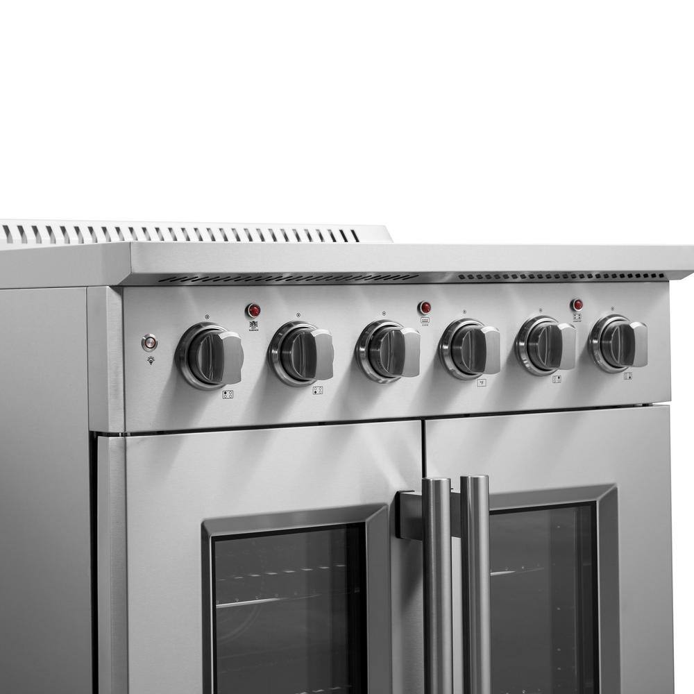 Forno Galiano 30 in. Freestanding French Door Electric Range FFSEL6917-30