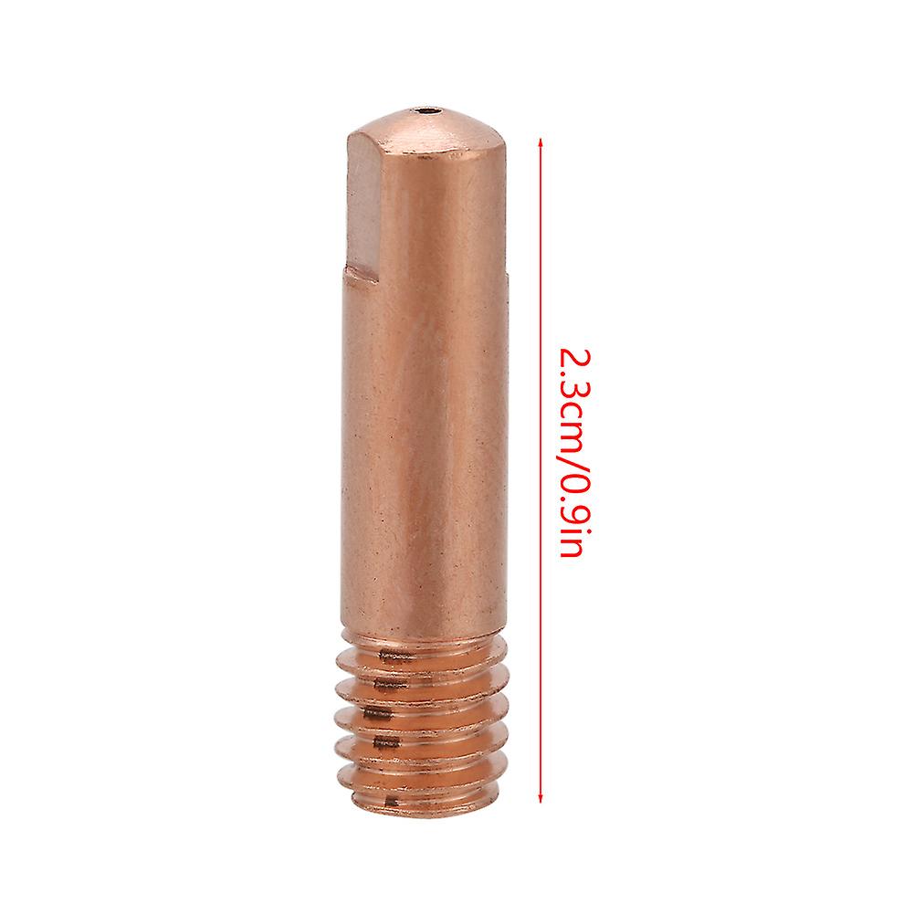 20pcs Copper Contact Tip For 15ak Mig/mag Welding Torch Consumables (1.0mm)