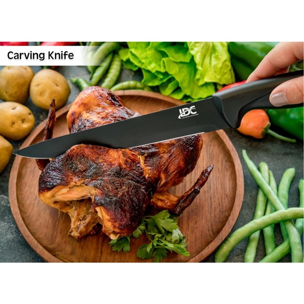 Kitchen Knife Set Stainless Steel Rust Proof Lux Decor Collection