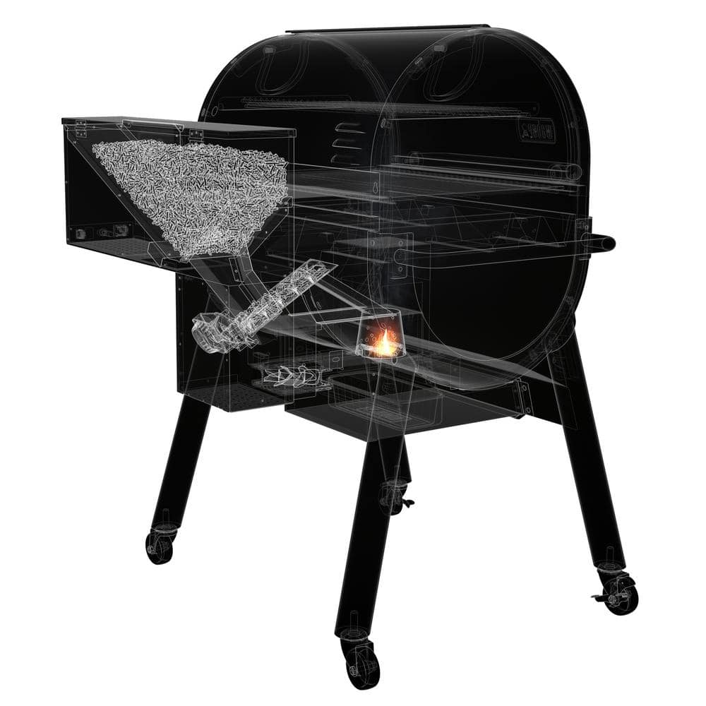 Weber SmokeFire EX4 Wood Fired Pellet Smart Grill in Black (2nd Gen) 22510201