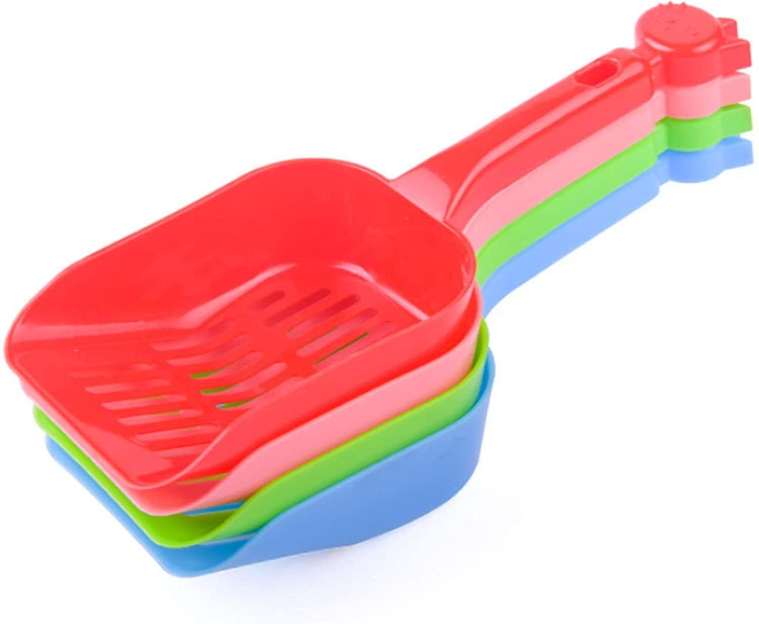 4 Pack Cat Litter Shovel Pet Cat Litter Box Shovel Shovel Dog Poop Collector Pet Clean Cleaning Supplies