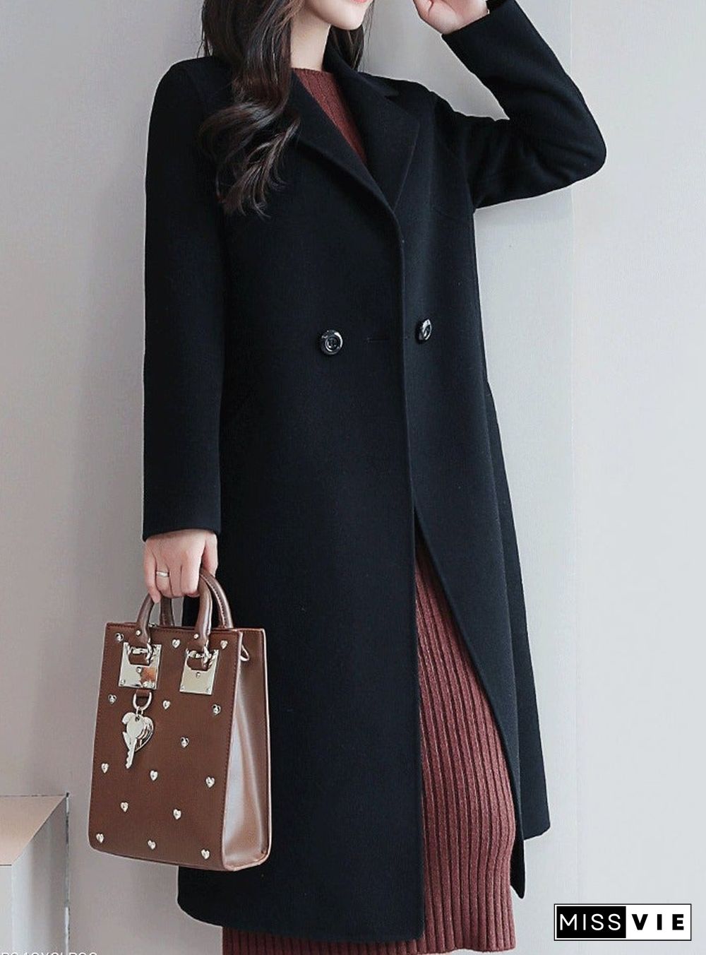 Women's Autumn And Winter New Woolen Coat