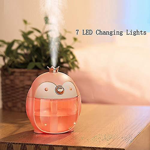 Aromatherapy Essential Oil Humidifier Protable Cute Penguin 300ml Traval Essential Oils Diffuser