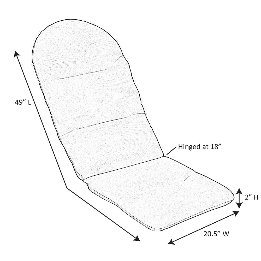 Sunbrella 49 x 20.5 Adirondack Cushion