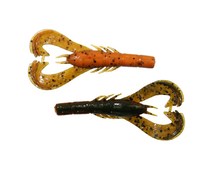 Googan Krackin Craw 3 Alabama Craw， 10 Pack - GOGKC3ALA