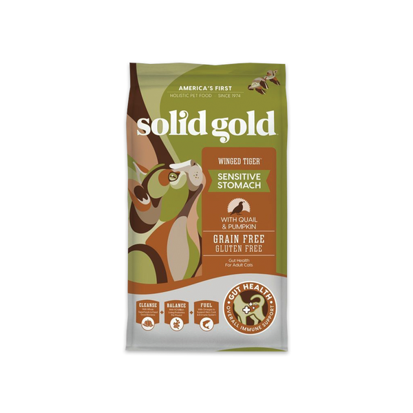 Solid Gold Winged Tiger Grain Free With Quail and Pumpkin Dry Cat Food