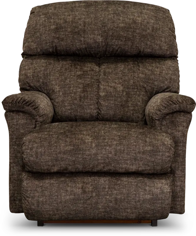 Reed Walnut Brown Manual Rocker Recliner