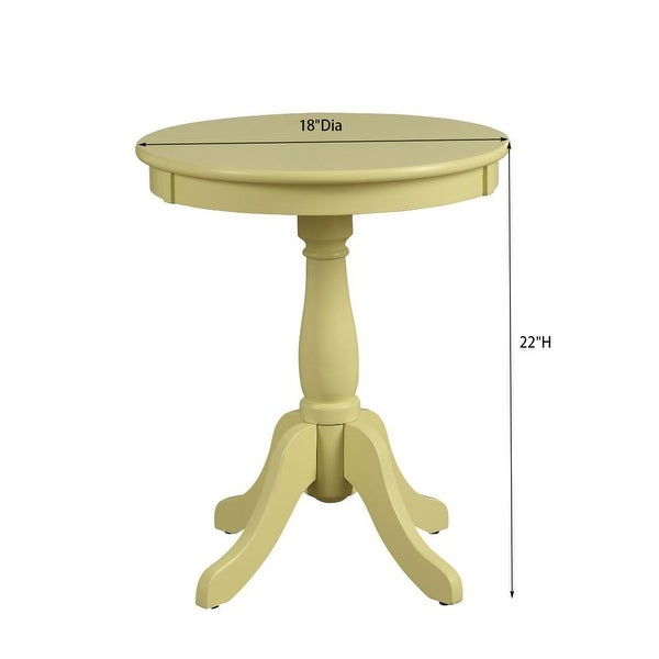 Side Table Round Table Wood End Table Coffee Table for Living Room