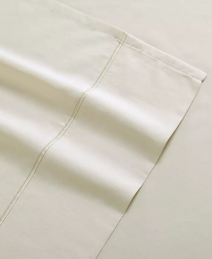 Charisma Classic Solid 310 Thread Count Cotton Sateen Pillowcase Pair， Standard