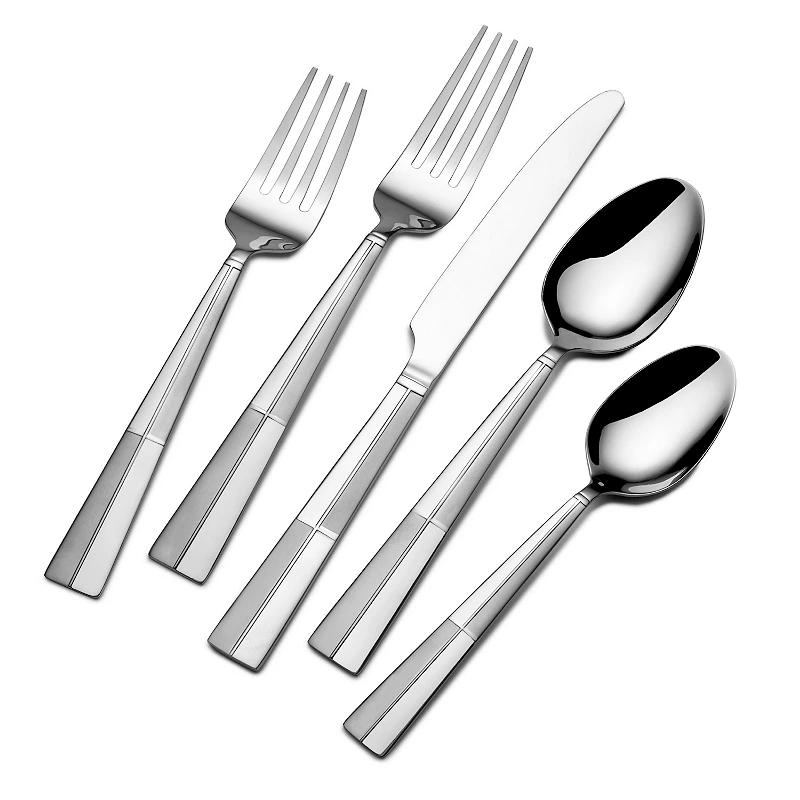 International Arabesque Frost 20-pc. Flatware Set