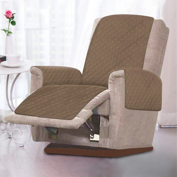 Durable Recliner Chair Slipcovers Couch Cover Chair Pet Kid Mat Furniture Protector Washable Removable Armrest Slipcover