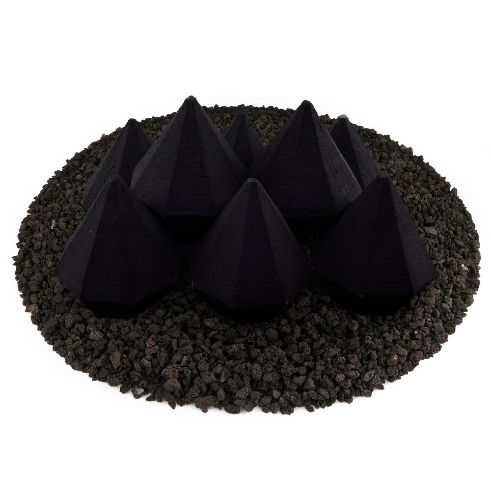 Ceramic Fire Diamonds  Fire Pit Accessory  Modern Decor for Indoor   Outdoor Fire Pits or Fireplaces