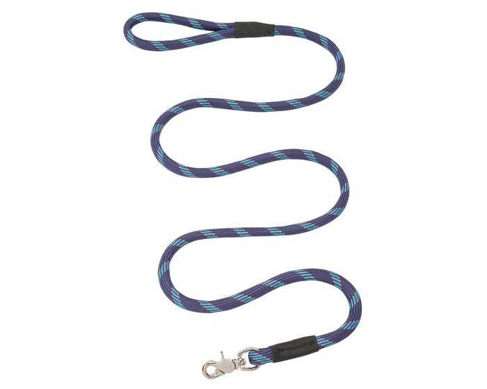 Terrain D.O.G. Rope Leash， Navy/Blue， 1/2