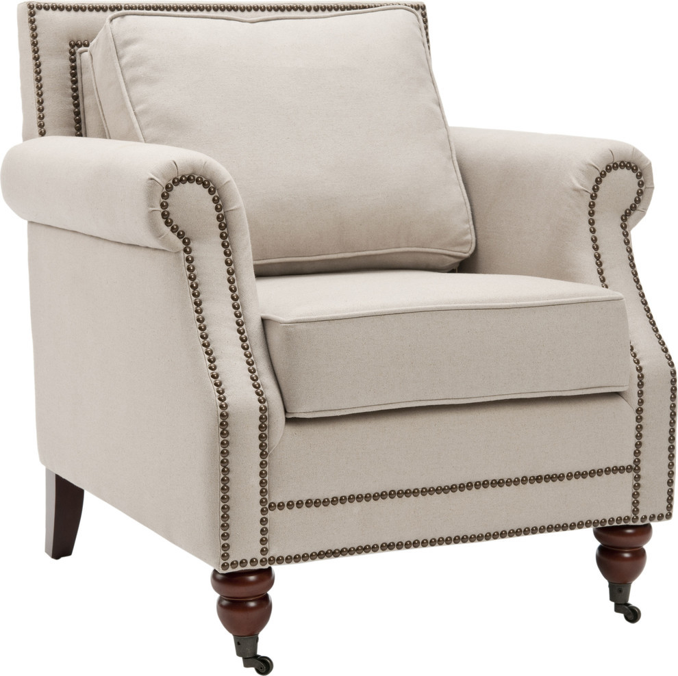 Karsen Club Chair   Traditional   Armchairs And Accent Chairs   by HedgeApple  Houzz