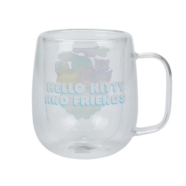 Hello Kitty amp Friends 11 Oz Glass Mug