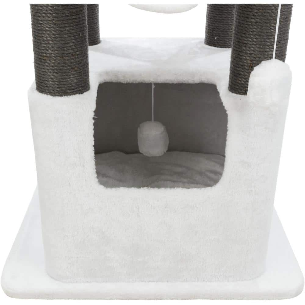 TRIXIE Cream/Gray Lucano Scratching Post Cat Tower 44722