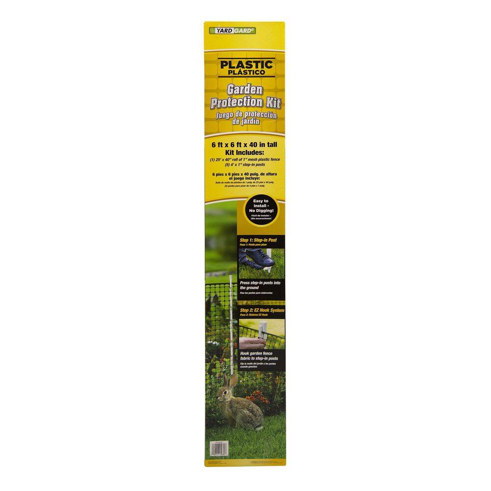 YARDGARD 25 ft. Plastic Garden Fence Kit 889250AKIT