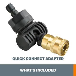 Worx Hydroshot Pivoting Quick-Connect Adapter WA4039