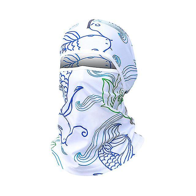 White Summer Sun Protection Balaclavas