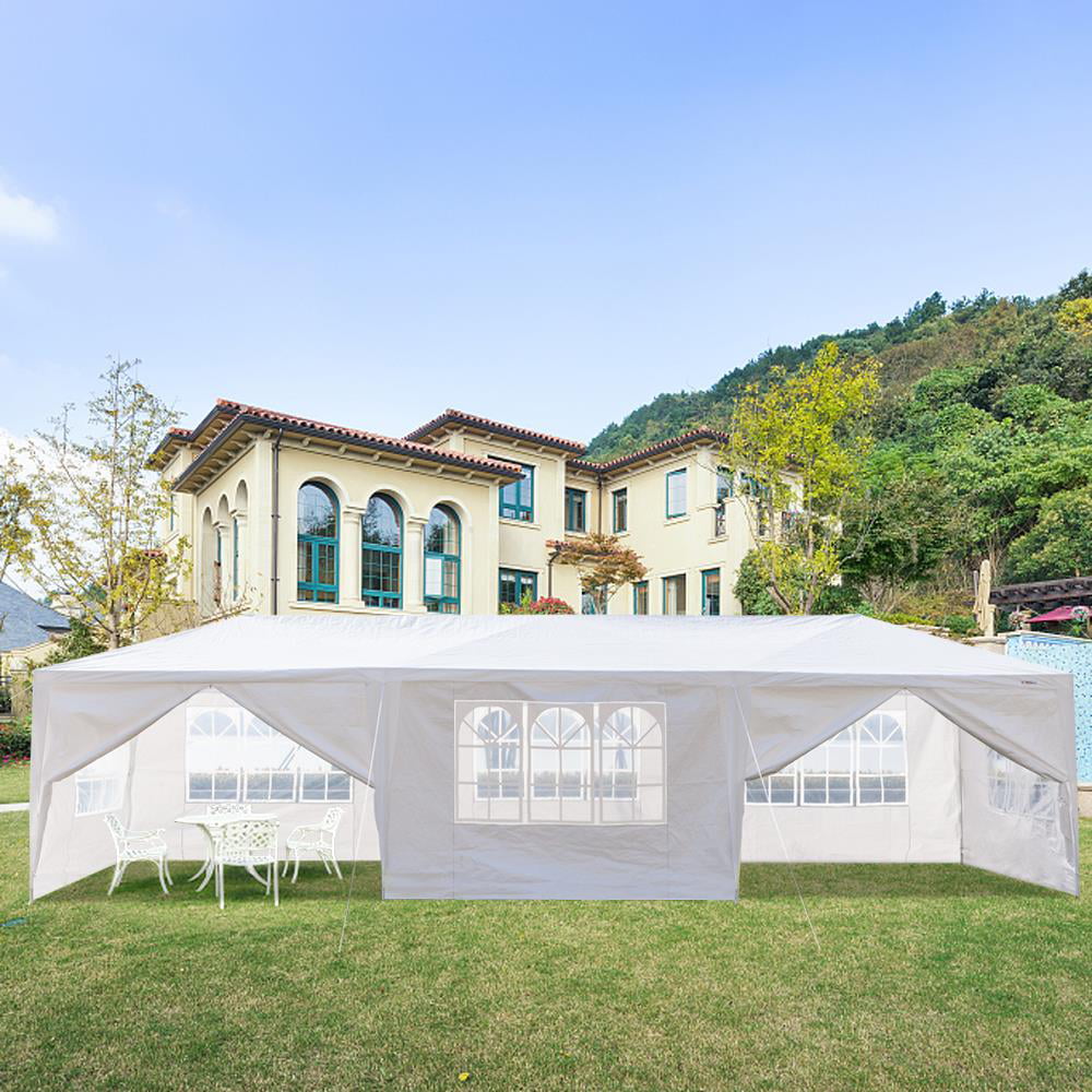 Ktaxon 10'x30' Party Wedding Outdoor Patio Tent Event Canopy With 8 Side Walls White