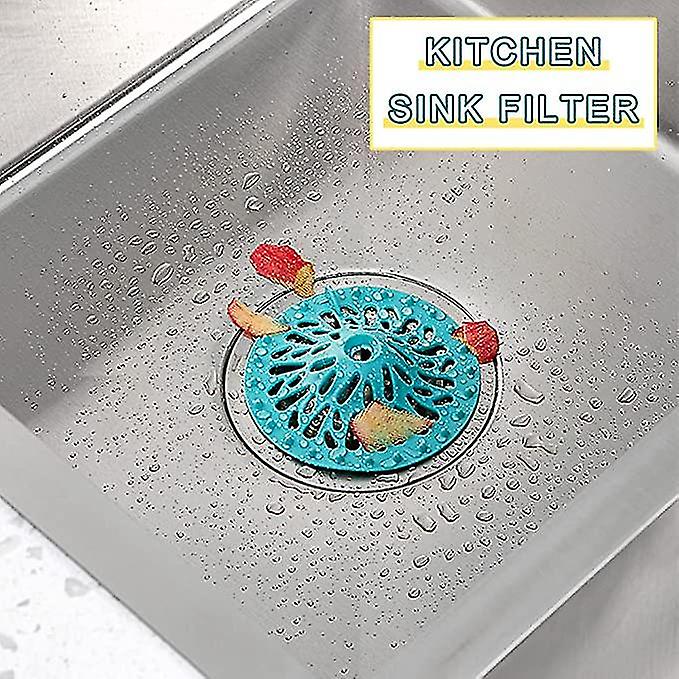 Other Sink Accessory Set Of 4 Silicone Volcano Hair Catcher Good Grip For Bathroom (4 Colors) Scrollsqy