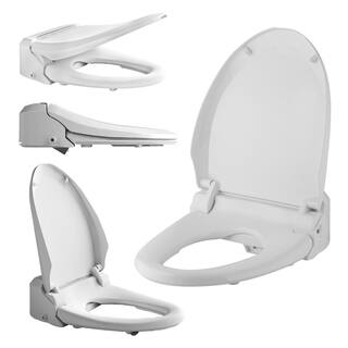 BIO BIDET USPA 6800 Luxury Electric Bidet Seat for Elongated Toilets in White USPA6800-E