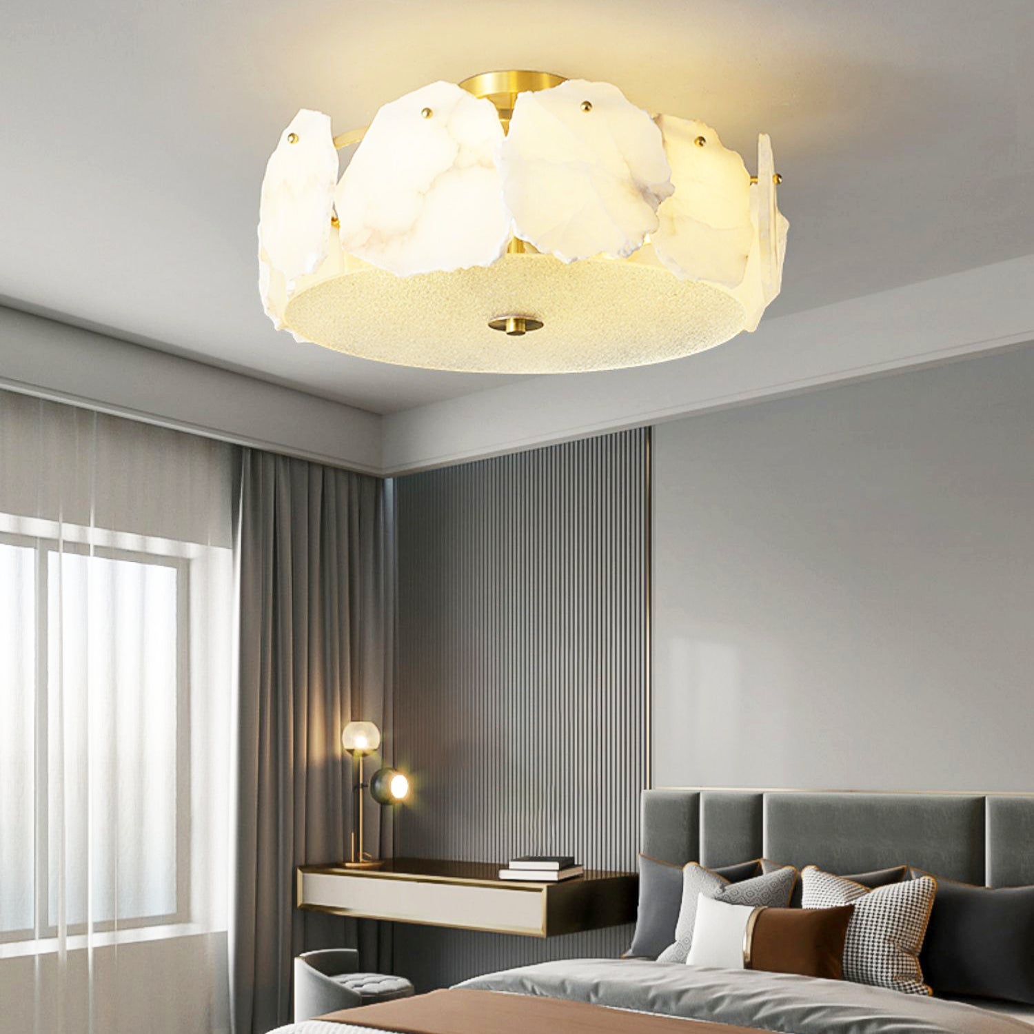 Valeria Alabaster Ceiling Lamp