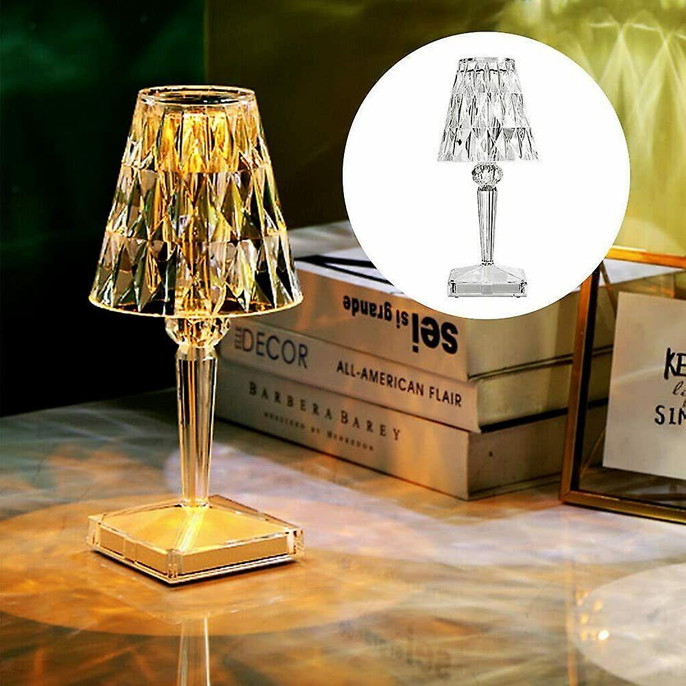 Rechargeable Led Desk Lamp Crystal Type