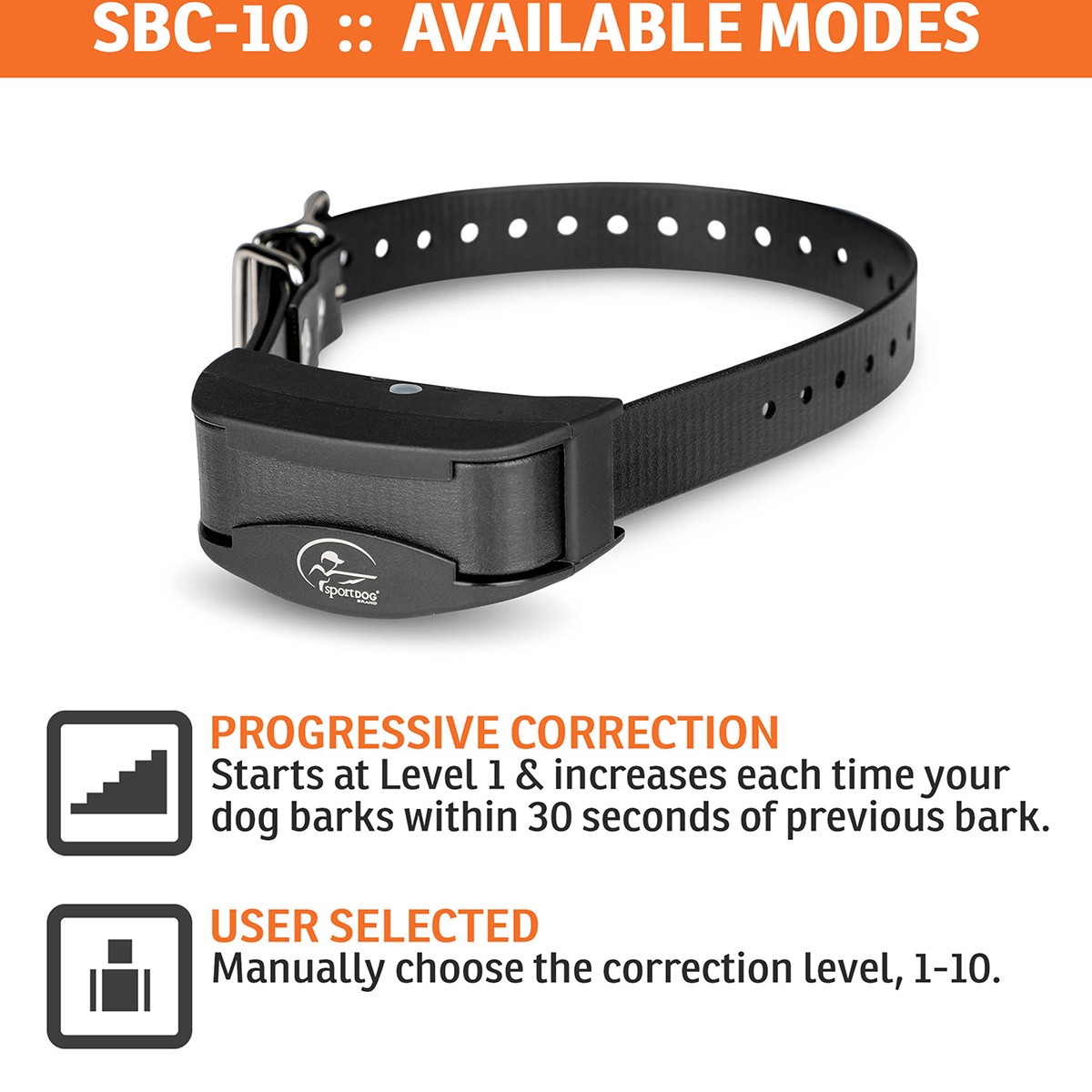 SportDOG NoBark SBC 10 Bark Collar