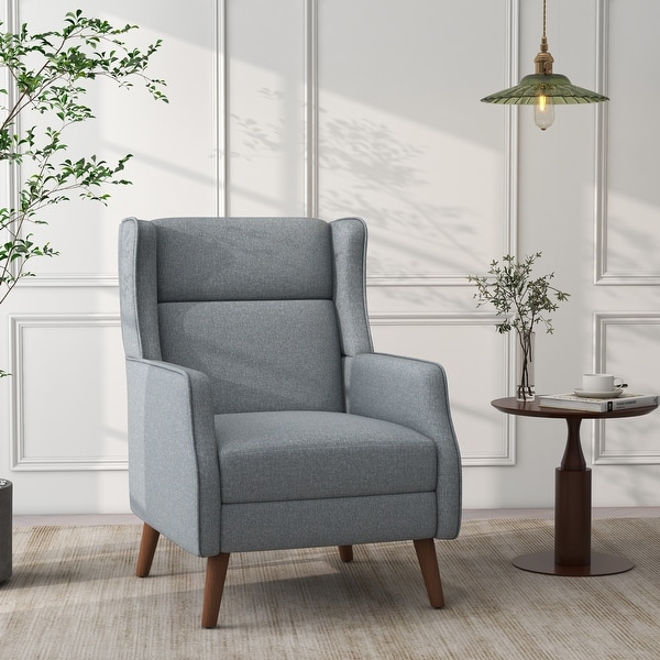 Upholstered Modern Accent Chair Living Room Armchairs