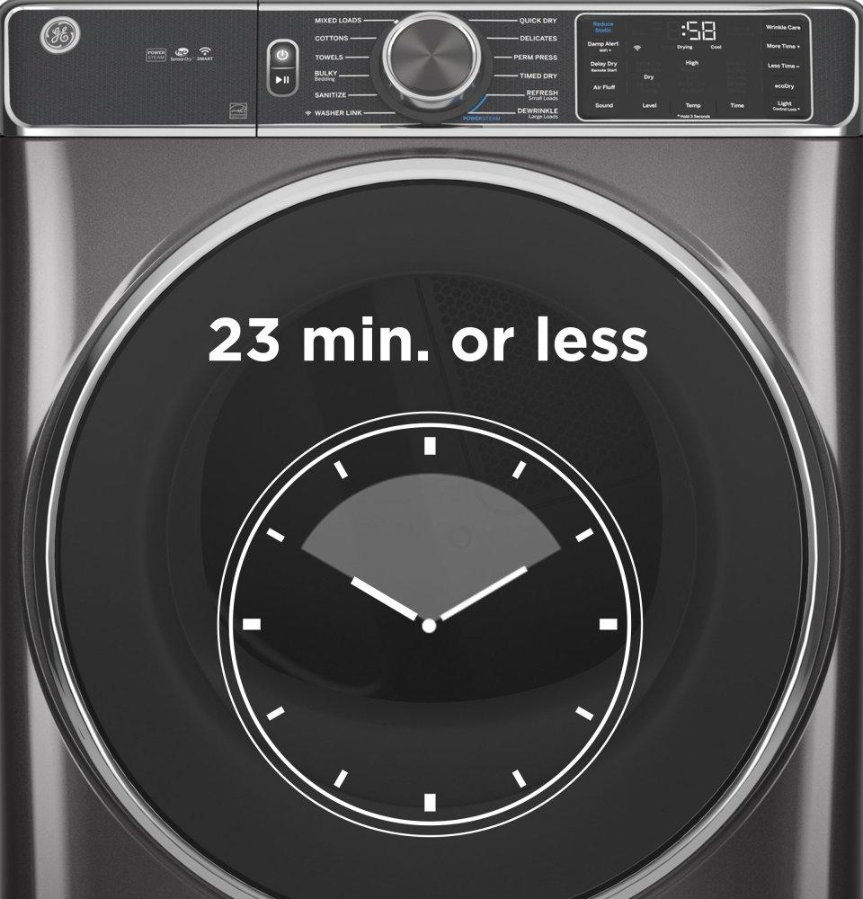 Ge Appliances GFD65ESSNWW Ge® 7.8 Cu. Ft. Capacity Smart Front Load Electric Dryer With Steam And Sanitize Cycle