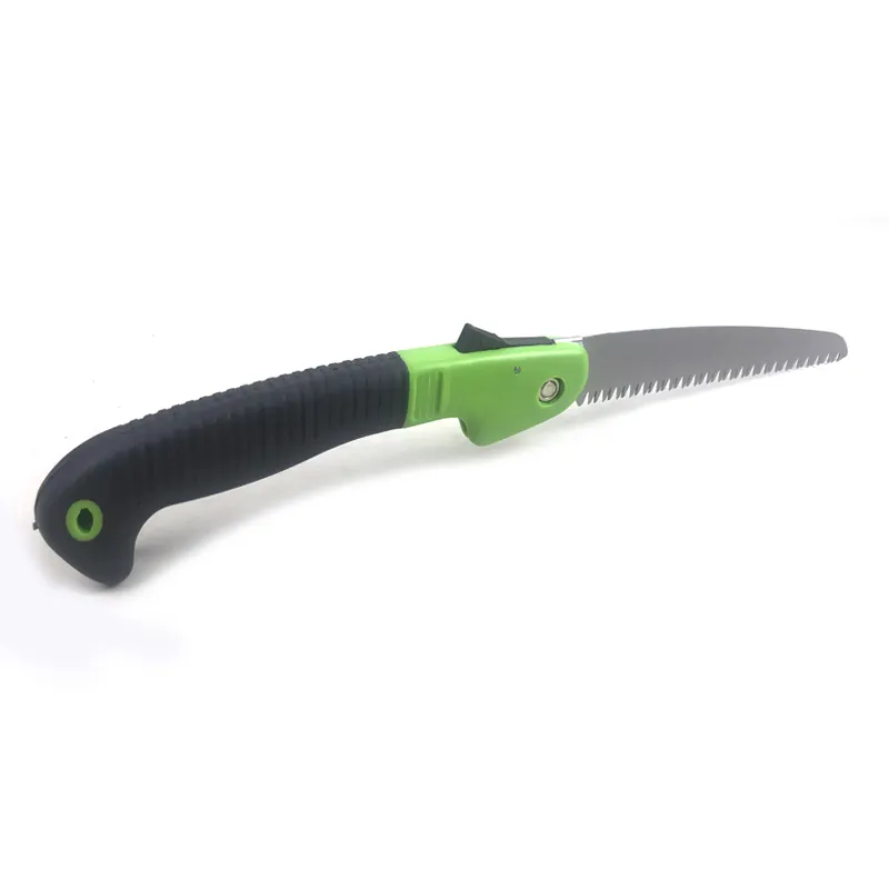 Folding Hand Saw  Purpose 65MN PP+TPR Folding Tree Pruning Garden Outdoor Lumberjack Hand Saw Waist Saw Double Hook Saw Tool