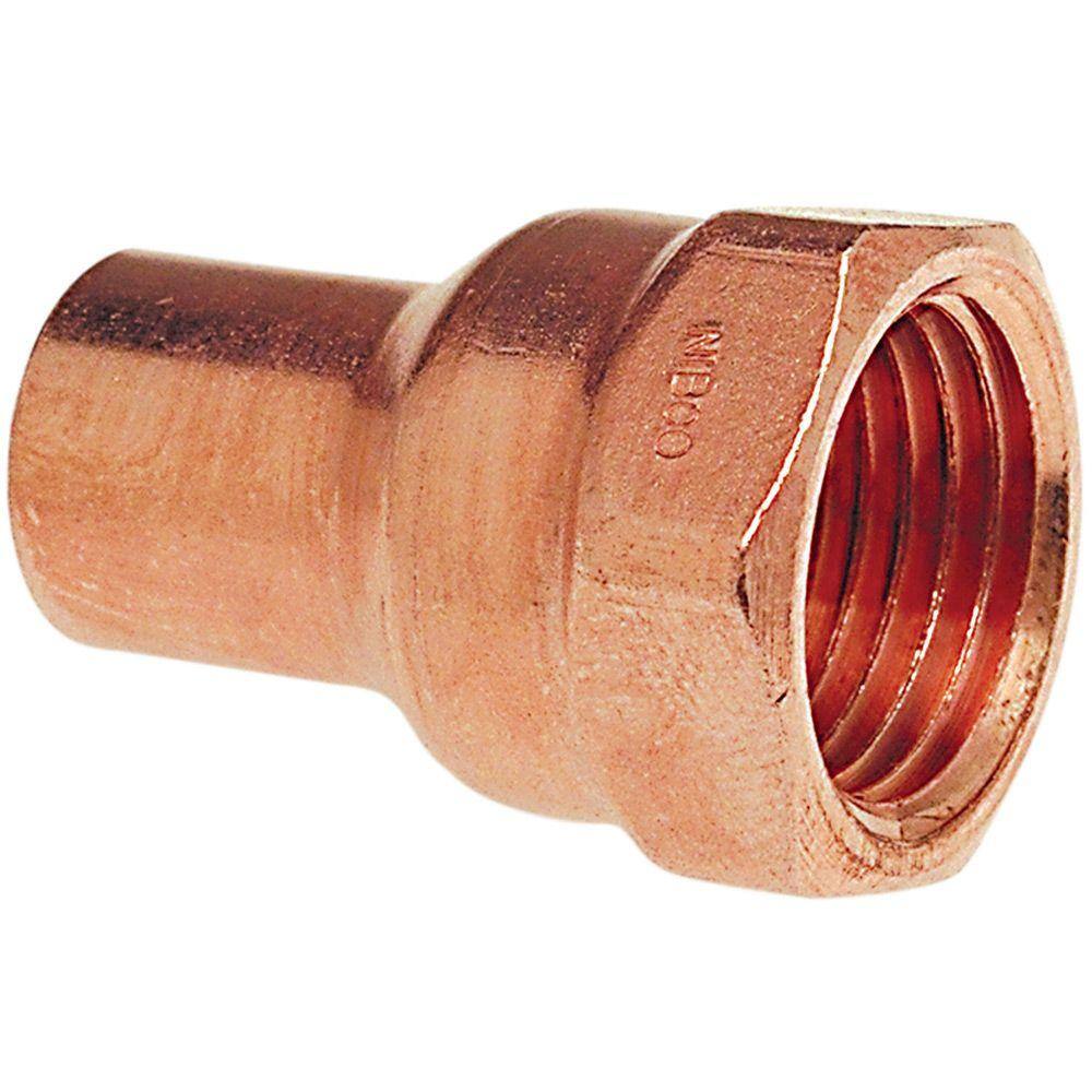 Everbilt 12 in. Copper Pressure Fitting x FIP Female Adapter C6032HD12