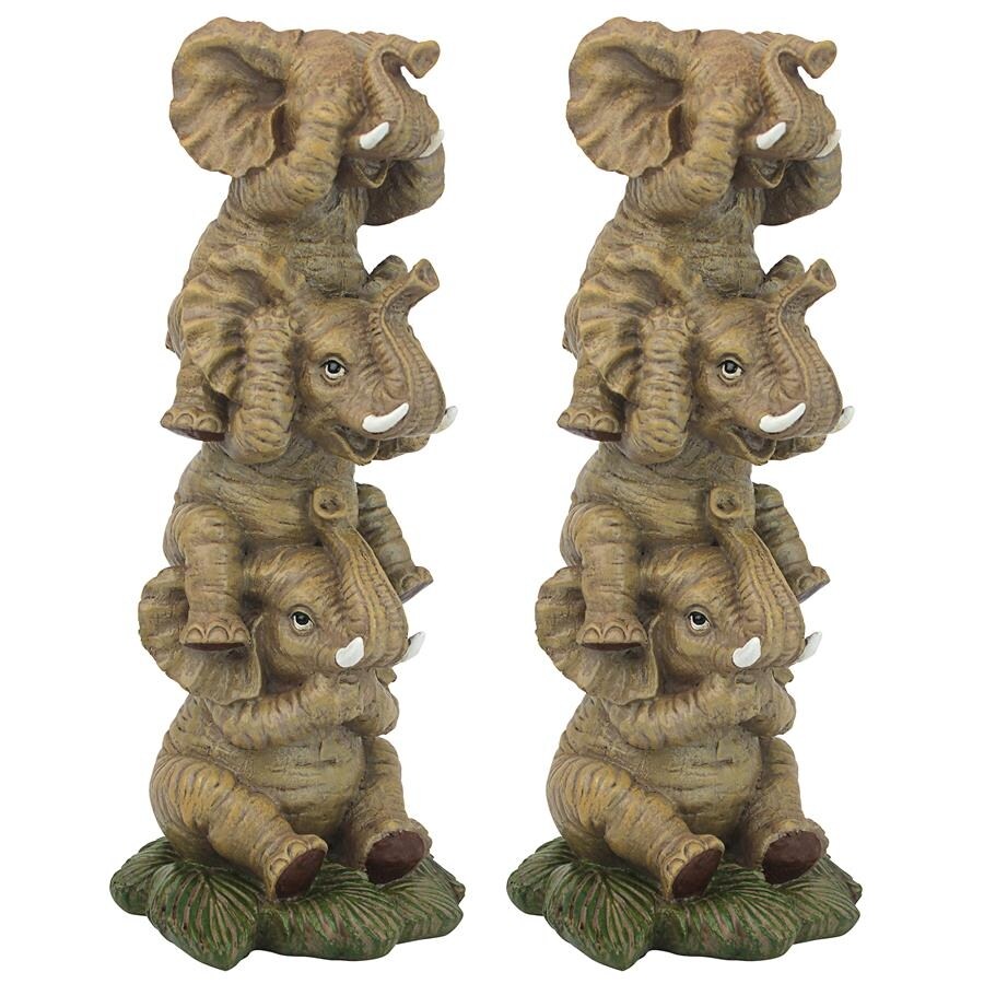 Design Toscano The Hear No  See No  Speak No Evil Elephants (Set of 2)