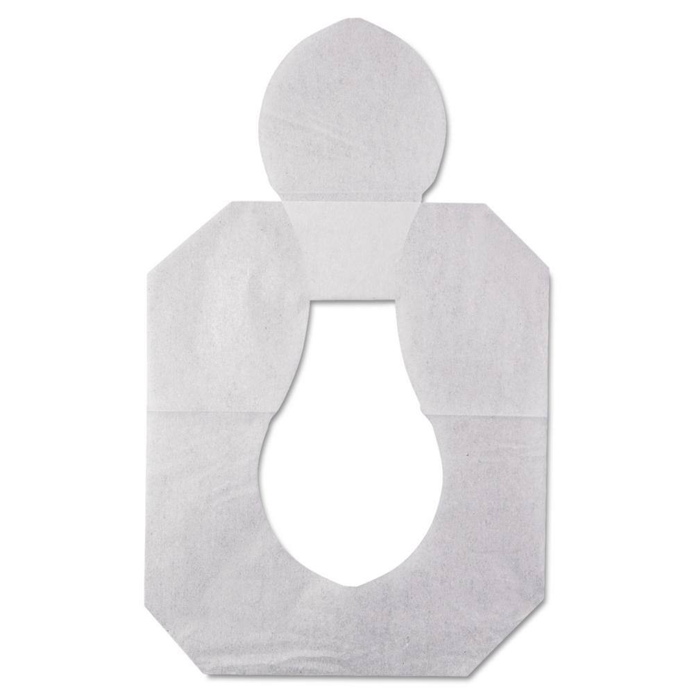 HOSPECO Health Gards Toilet Seat Covers Half-Fold White (250Pack 10 BoxesCarton) HOSHG2500