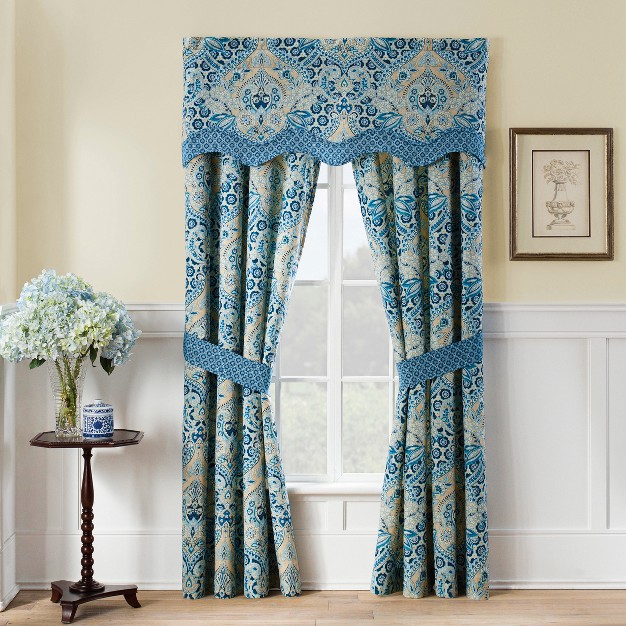 Moonlit Shadows Window Valance Blue Waverly