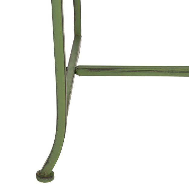 Arona Bench Antique Green Safavieh