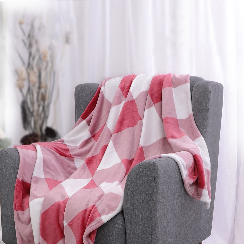 Plaid Blanket Fuzzy Plush Blanket Pet 30x40