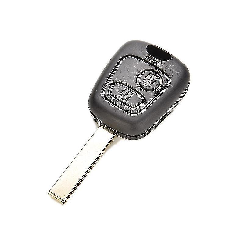 2 Button Uncut Remote Blank Key Shell For Peugeot 107 307 407 C2