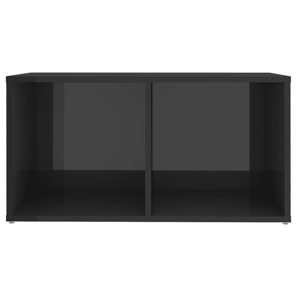 TV Cabinets 2 pcs High Gloss Gray 28.3