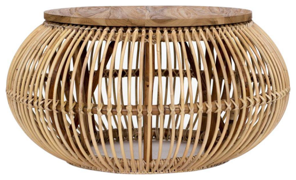 Coffee Table Cocktail PADMAS PLANTATION EDGEWATER Tubular   Tropical   Coffee Tables   by EuroLuxHome  Houzz