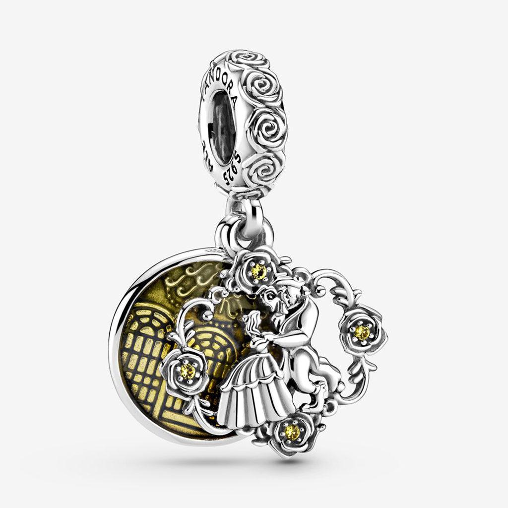 PANDORA  Disney Beauty and the Beast Dancing Dangle Charm