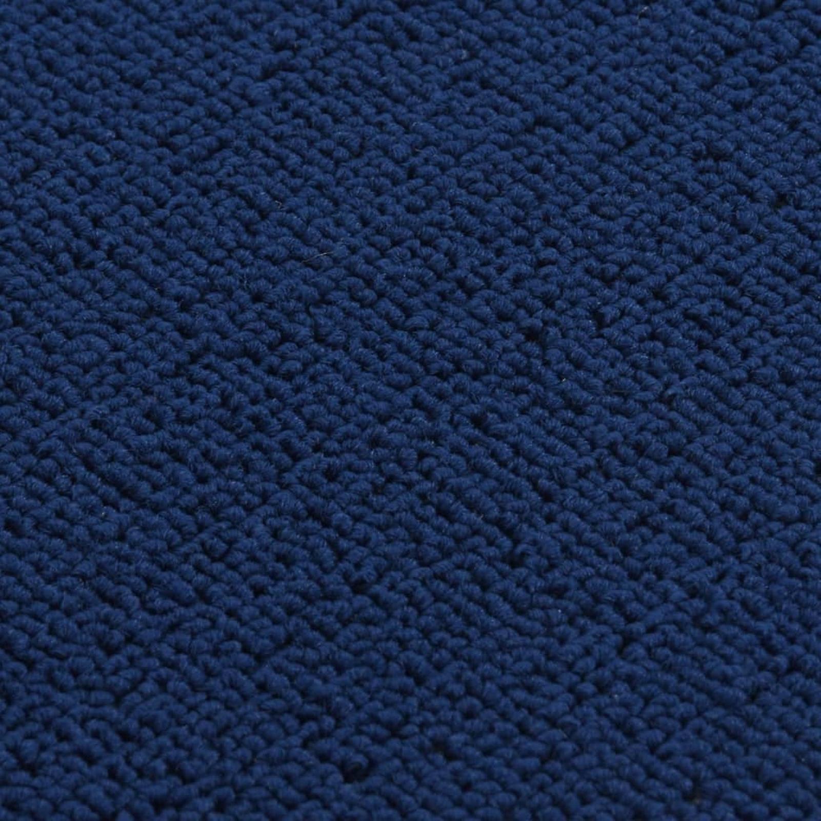 Stair Carpet 15 Pcs 60x25 Cm Navy Blue Rectangular No.321292