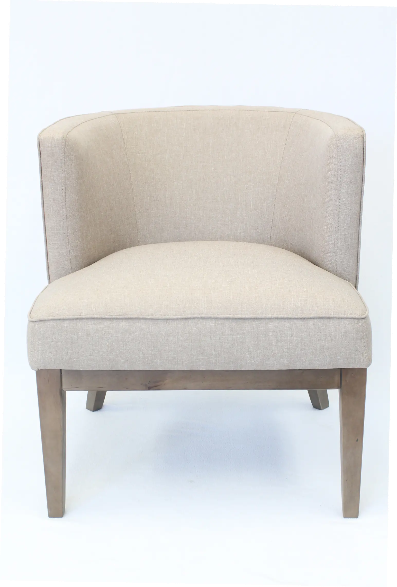 Beige Oversized Accent Chair