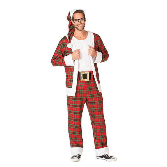 Morris Costumes GC761 Men's Hipster Mr. Claus Cost...