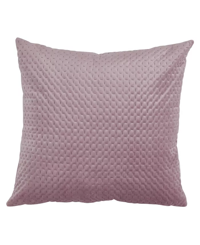 Saro Lifestyle Pinsonic Velvet Decorative Pillow， 18