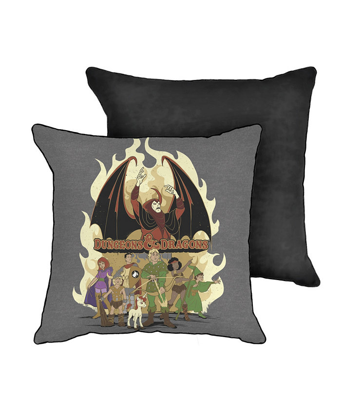 Dungeons and Dragons Party Vs. Necromancer Pillow Cover， 15