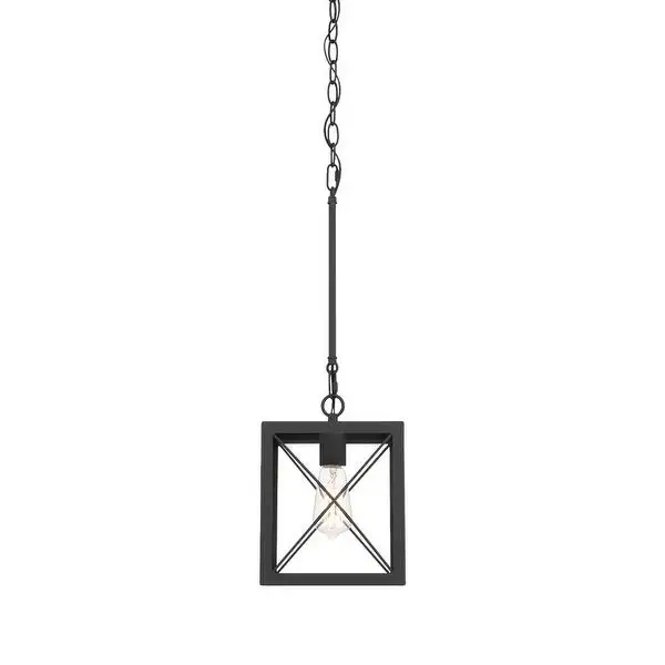 Acroma 1 Light 8In Linear Modern Farmhouse Rectangle Chandelier-UL Certified - N/A Shopping - The Best Deals on Chandeliers