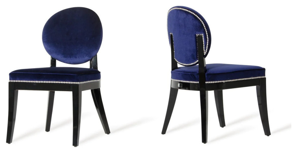 Sage Modern Blue Dining Chair  Set of 2   Contemporary   Dining Chairs   by Virgil Stanis Design  Houzz